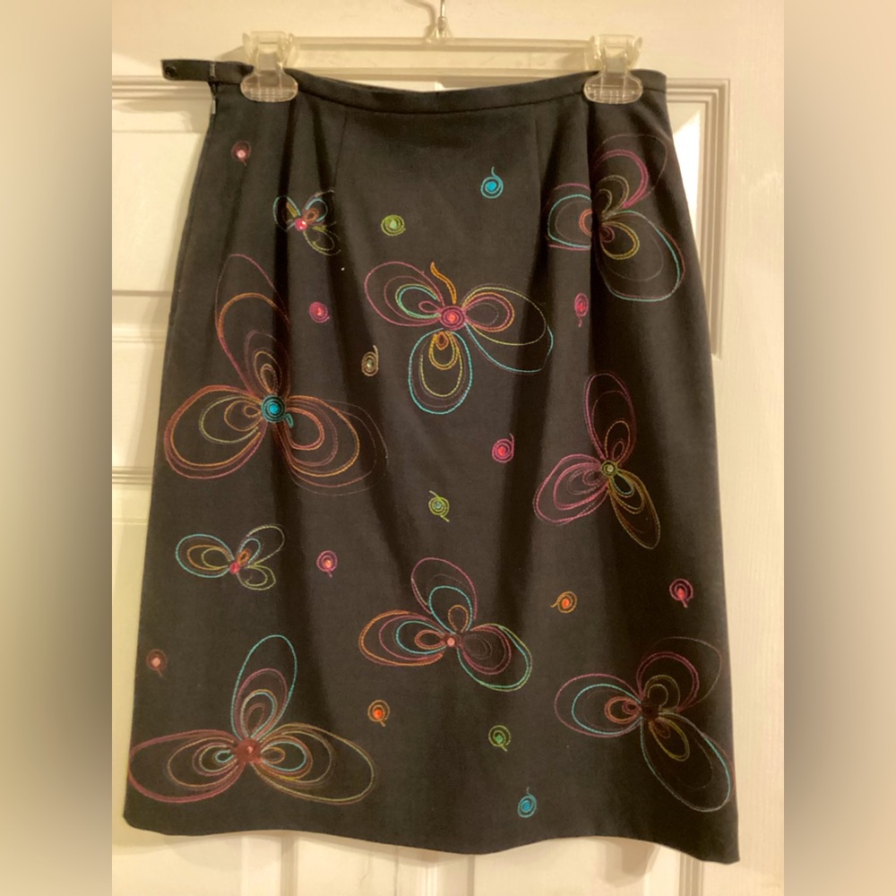 Grace Elements Gray Pencil Skirt Size 4